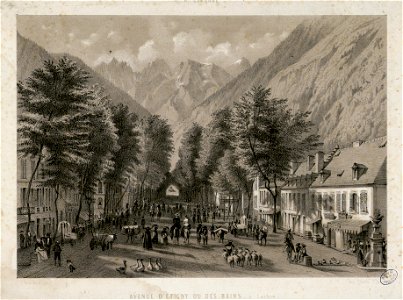 Haute Garonne - Avenue d'Etigny ou des Bains, à Luchon - Fonds Ancely - B315556101 A PARIS 2 001