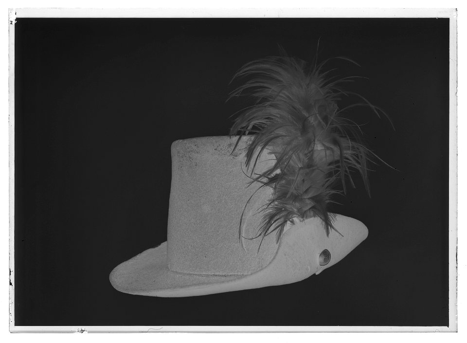 Hatt till amiralsuniform - Livrustkammaren - 60955-negative