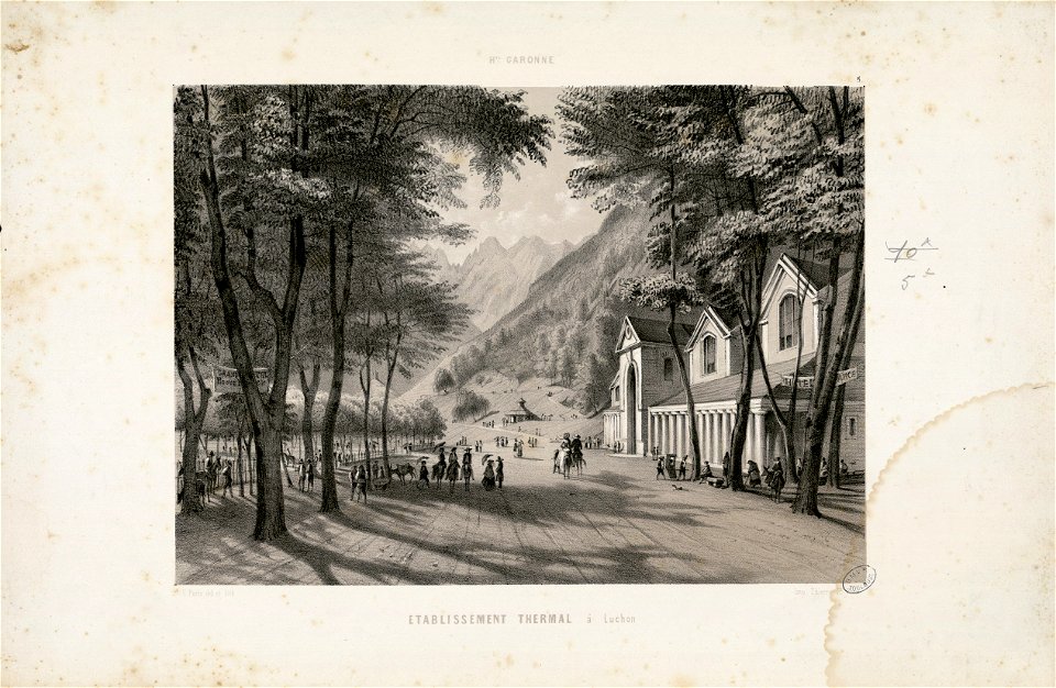 Haute Garonne - Etablissement thermal à Luchon - Fonds Ancely - B315556101 A PARIS 2 002