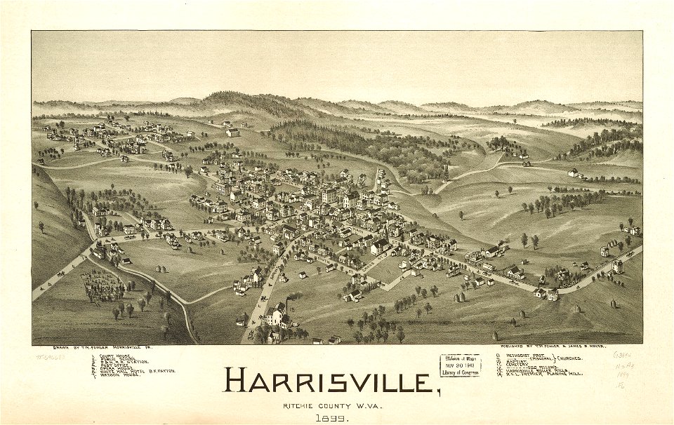Harrisville, Ritchie County, W.Va. 1899. LOC 75696683