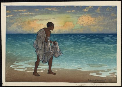 Hawaiian fisherman - CWB. LCCN92512980