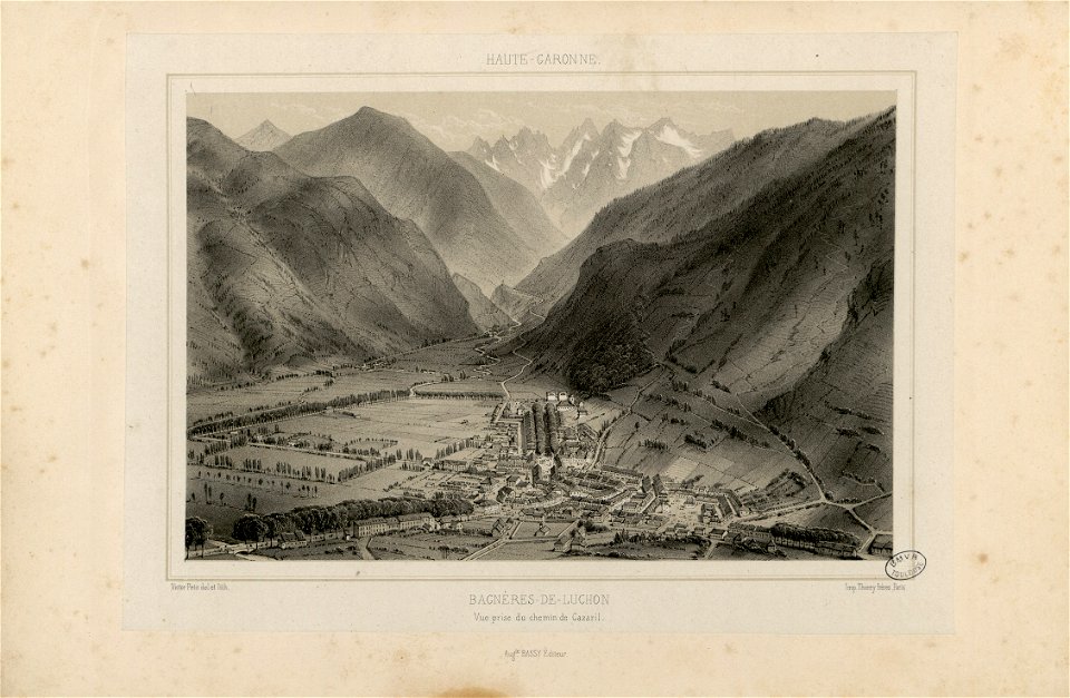 Haute-Garonne - Bagnères-de-Luchon - Vue prise du chemin de Cazaril - Fonds Ancely - B315556101 A PETIT 2 053