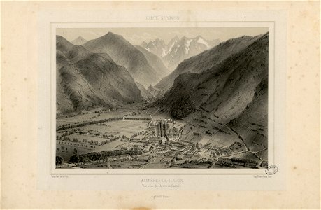 Haute-Garonne - Bagnères-de-Luchon - Vue prise du chemin de Cazaril - Fonds Ancely - B315556101 A PETIT 2 053