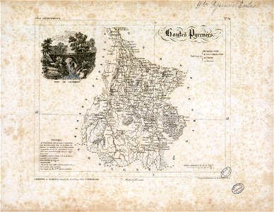 Hautes Pyrénées (Atlas départemental. La France et ses colonies, n° 64) - Fonds Ancely - B315556101 A CARTES 1 002