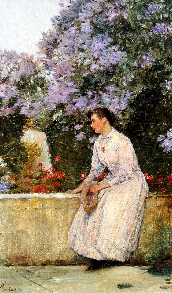 Hassam, In the Garden