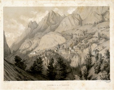 Hautes-Pyrénées (Gave de Pau) - Thermes de St. Sauveur - Fonds Ancely - B315556101 A PARIS 2 010