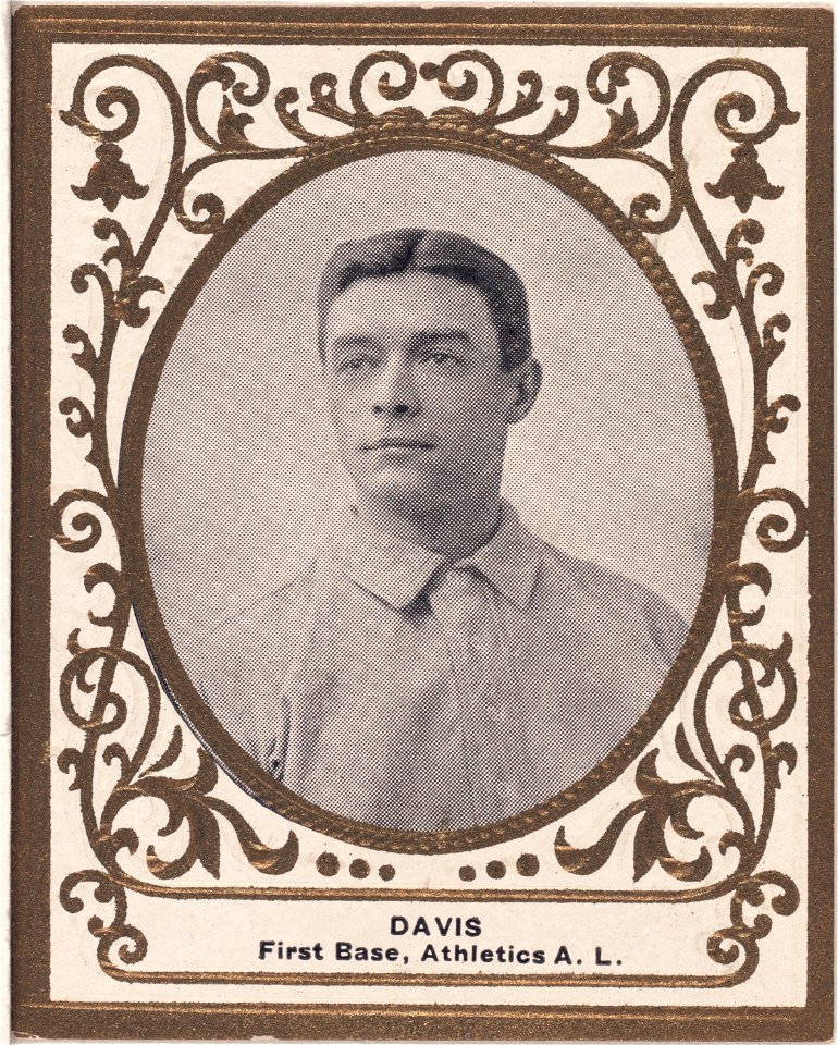 Harry Davis, Philadelphia Athletics, baseball card portrait LCCN2007683792