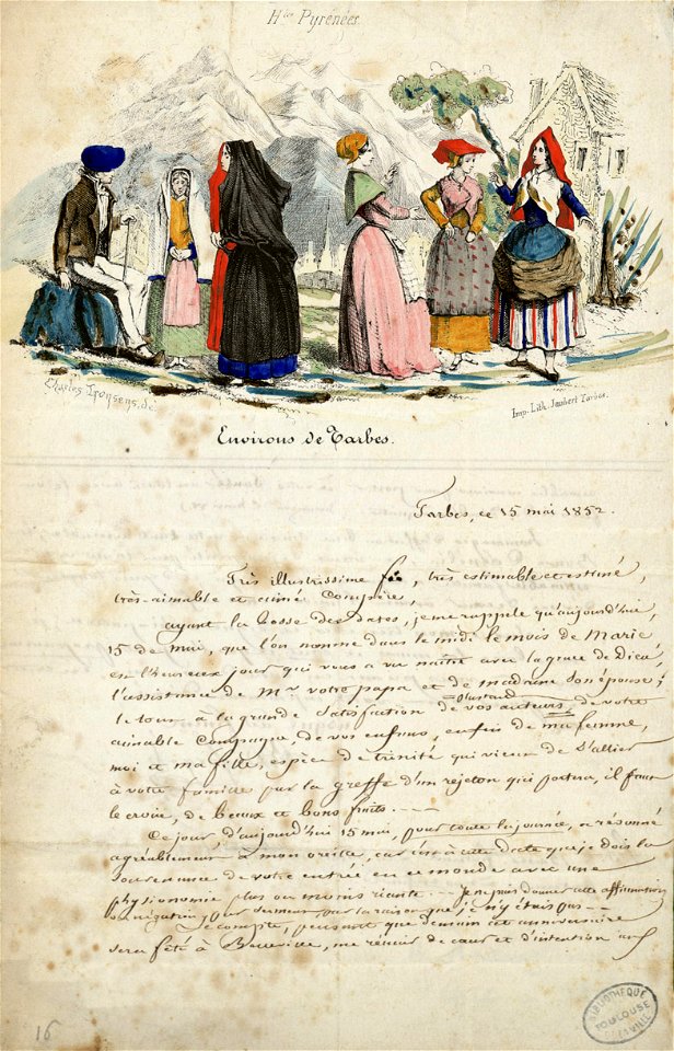 Hautes-Pyrénées - Environs de Tarbes - Fonds Ancely - B315556101 A PAPIER 2 017