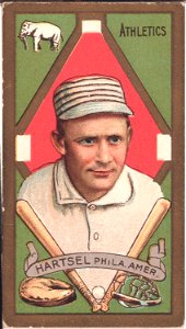 Hartsel, Philadelphia Athletics, baseball card portrait LCCN2008677892