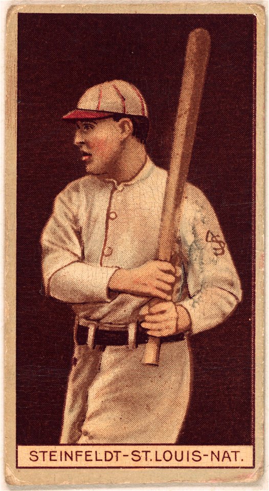 Harry Steinfeldt, St. Louis Cardinals, baseball card portrait LCCN2008678004
