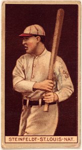 Harry Steinfeldt, St. Louis Cardinals, baseball card portrait LCCN2008678004