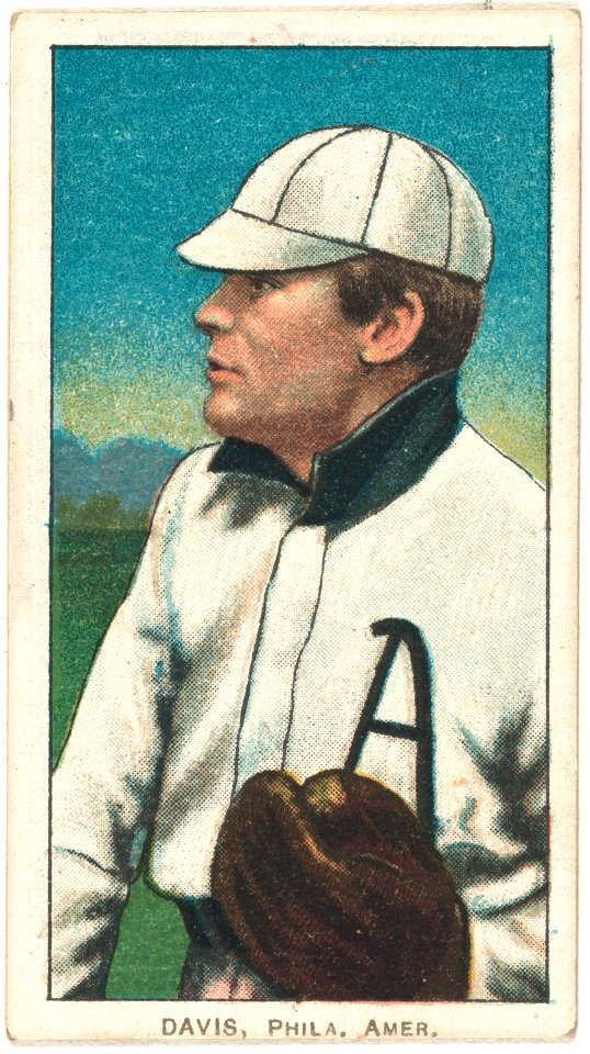 Harry Davis, Philadelphia Athletics, baseball card portrait LCCN2008676836