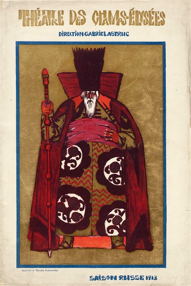 Harvard Theatre Collection - Saison Russe 1913, MS Thr 965 (7)