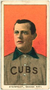 Harry Steinfeldt, Chicago Cubs, baseball card portrait LCCN2008675199
