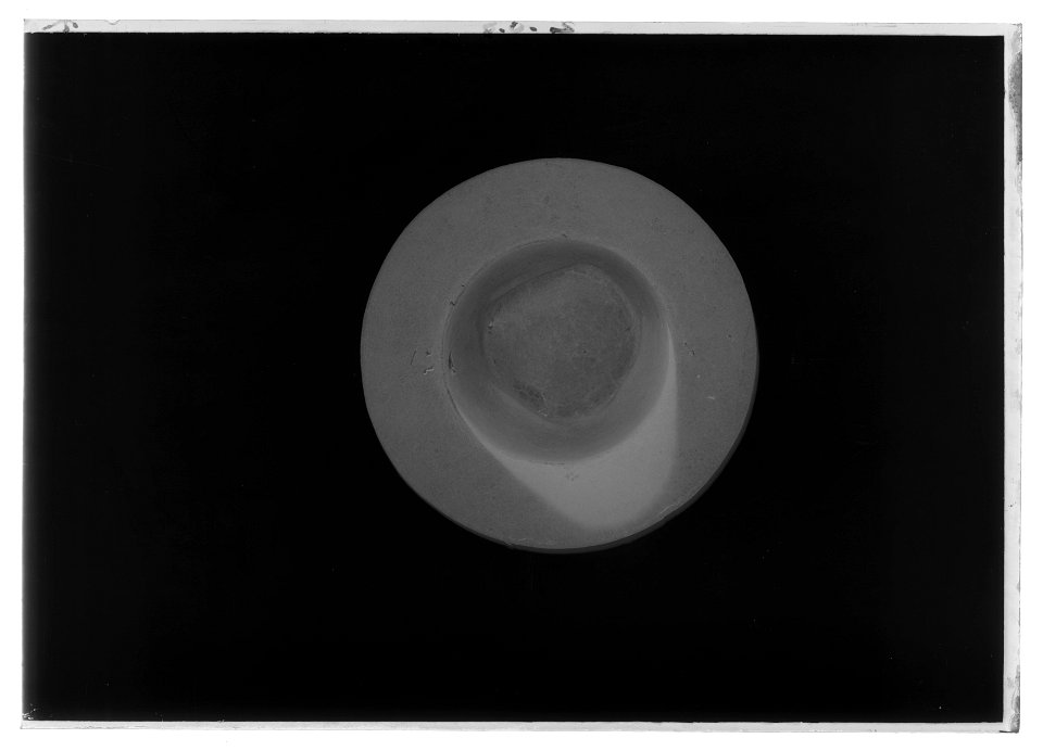 Hatt av svart filt - Livrustkammaren - 53037-negative