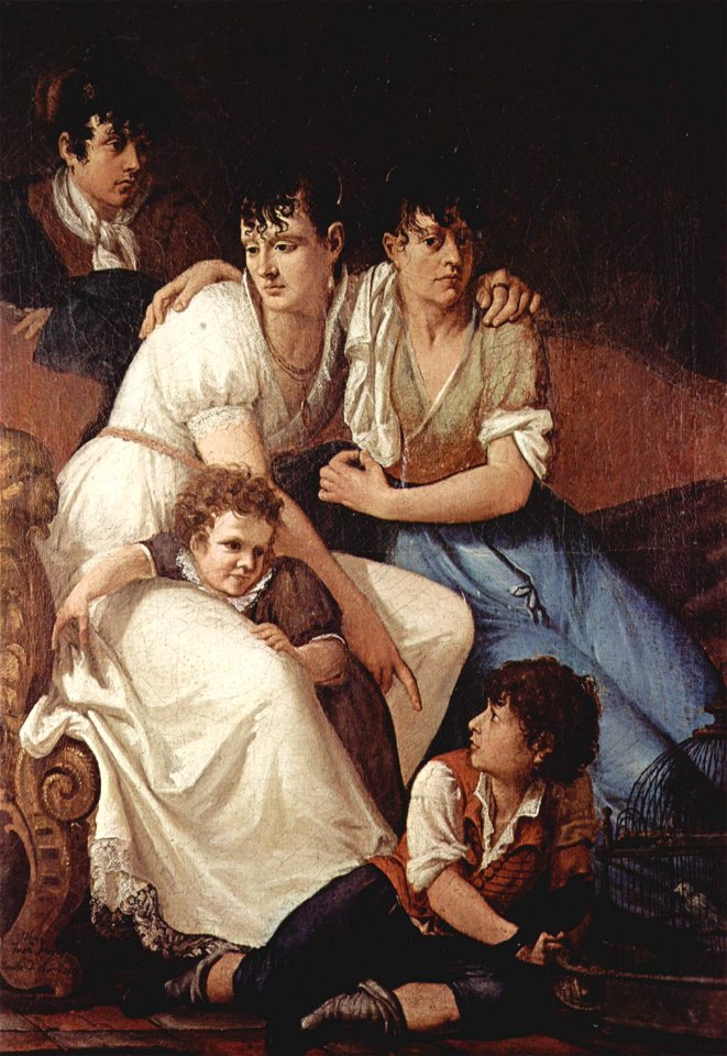 Hayez, Francesco; Family portrait