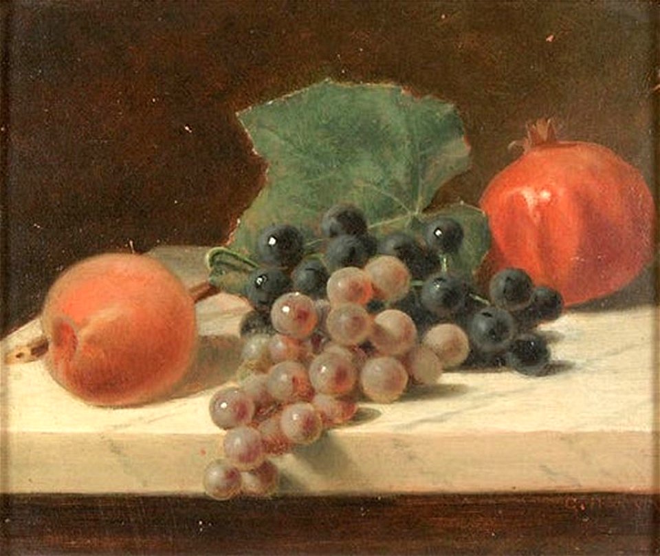 Still Life with Fruits by George Harvey