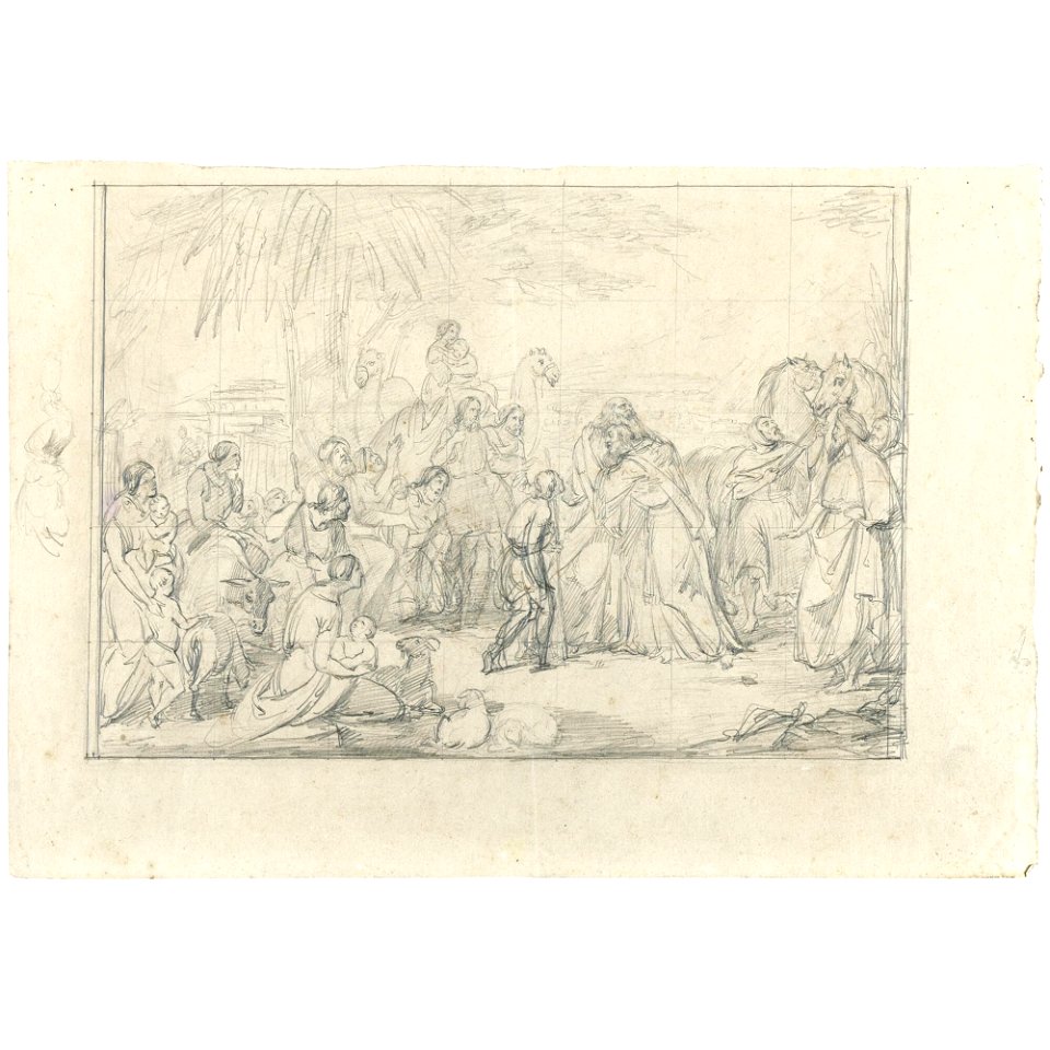 Hayez - SCENA BIBLICA, lot.120