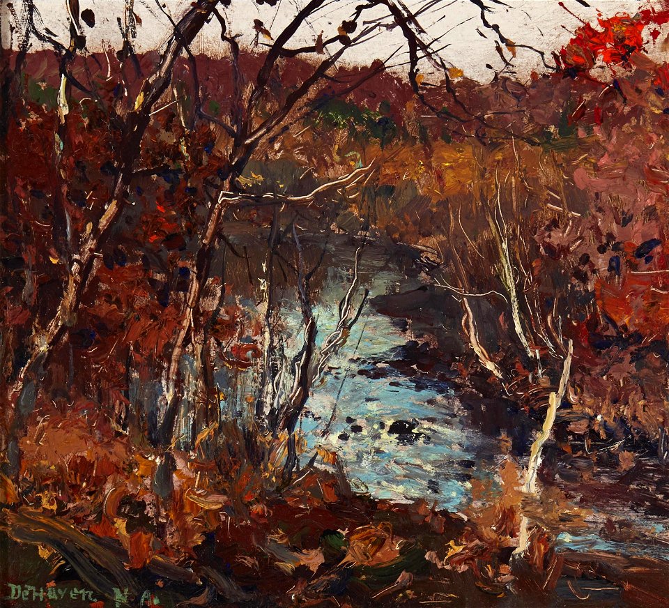 Autumn Scene by Franklin De Haven