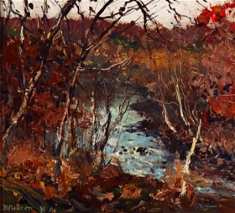 Autumn Scene by Franklin De Haven