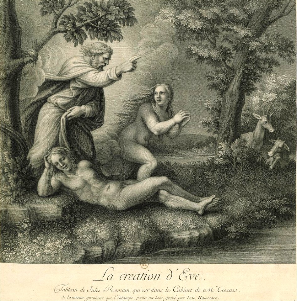 Haussard - Giulio Romano - La creation d'Eve