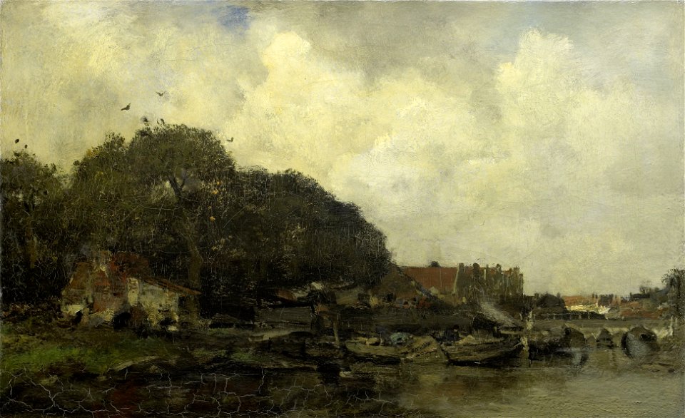 Havengezicht Rijksmuseum SK-A-1885
