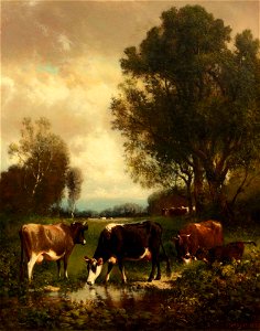 Grazing Cows by William M. Hart, 1879