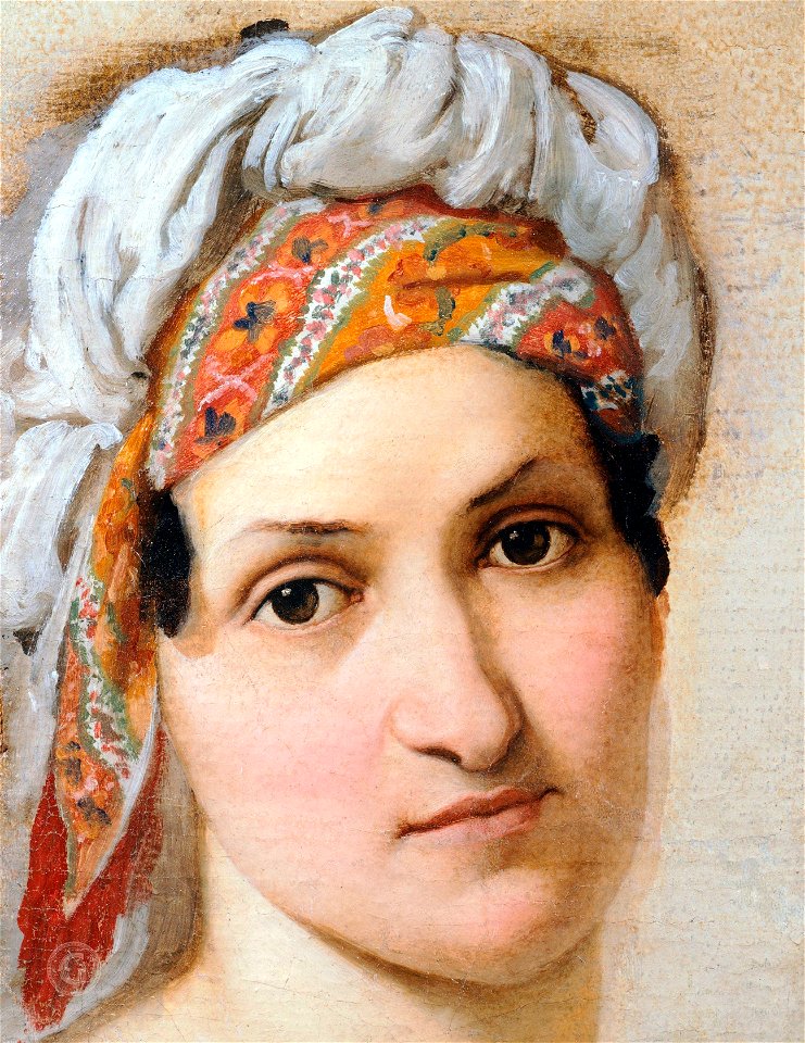 Hayez - Portrait of the wife Vincenza Scaccia, 1816