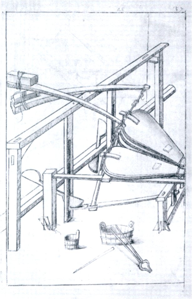 Hausbuch Wolfegg 37r Doppelgebläse