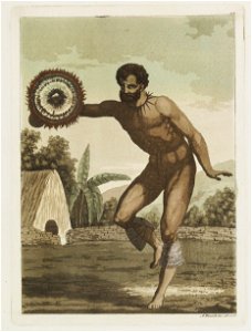 Hawaiian dancer, Le Costume Ancien et Moderne by Giulio Ferrario, 1827