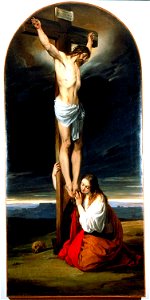 Hayez - Crocifisso con la Maddalena