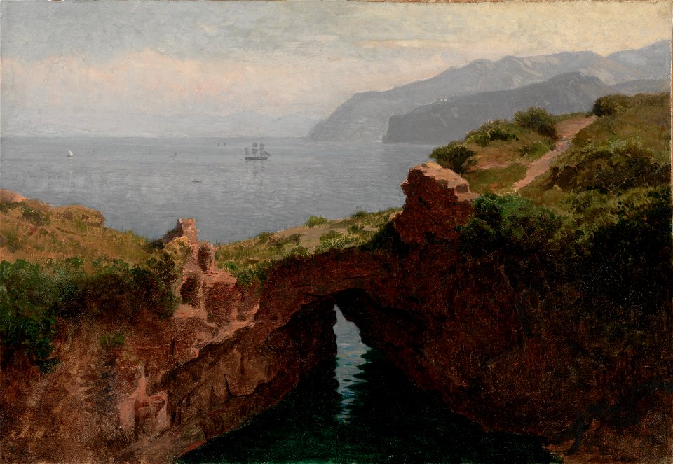William Stanley Haseltine - Natural Arch, Capri - 1961.228 - Cleveland Museum of Art