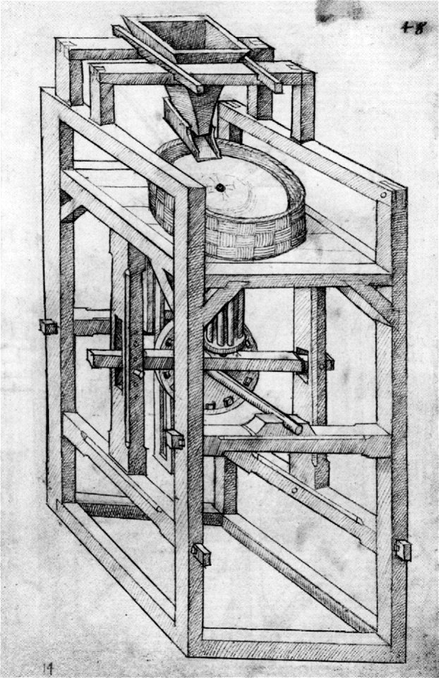 Hausbuch Wolfegg 48r Mühle