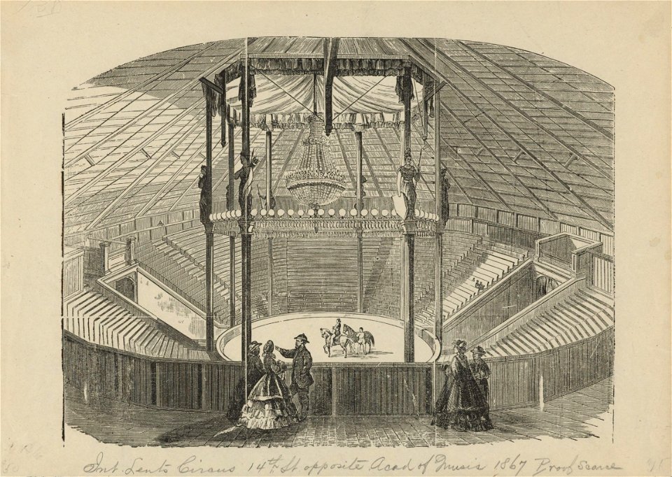 Harvard Theatre Collection - MS Thr 693 (101) - Circus images, Lent's Circus