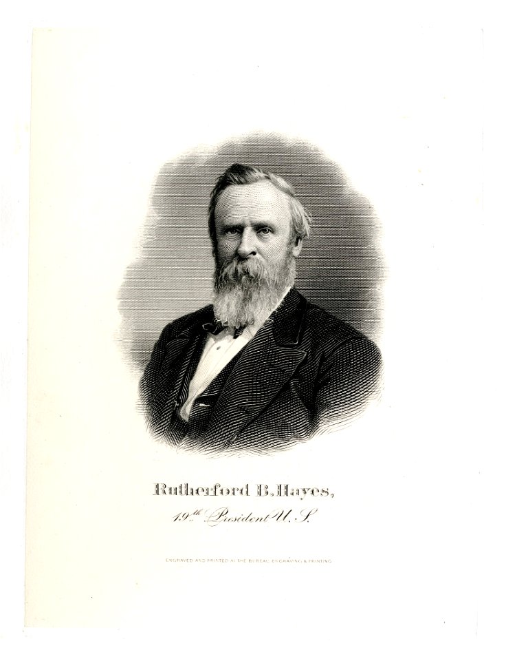 HAYES, Rutherford B-President (BEP eng portrait raw)