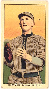 Hartman, Tacoma Team, baseball card portrait LCCN2008676973