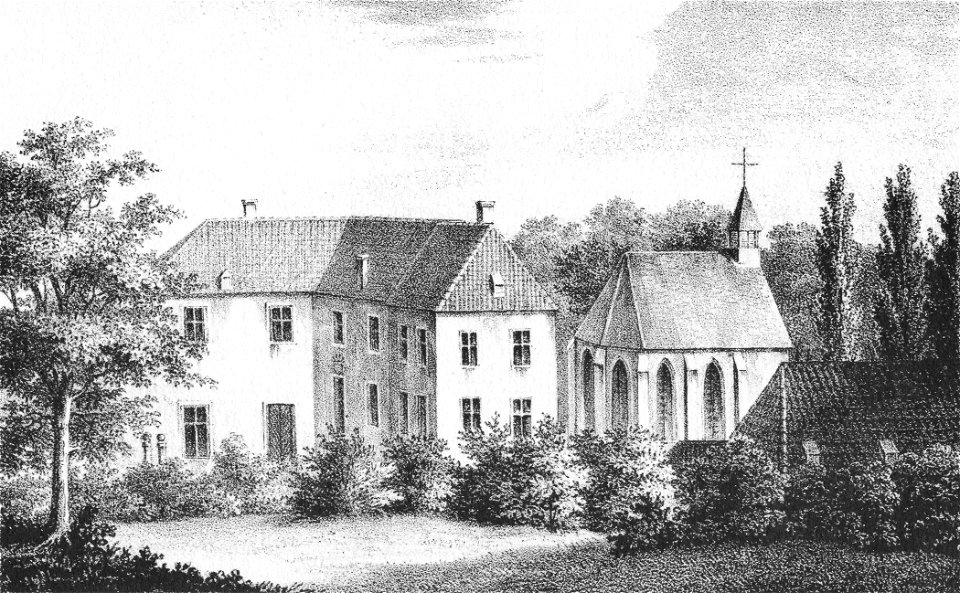 Haus Luettinghof Lithografie P. Herle