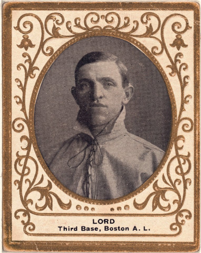 Harry Lord, Boston Red Sox, baseball card portrait LCCN2007683783