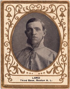 Harry Lord, Boston Red Sox, baseball card portrait LCCN2007683783