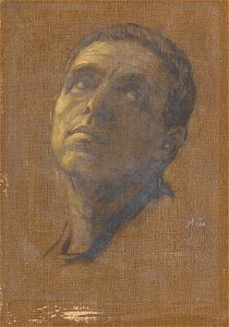 Head of a Man with Upturned Eyes C11851