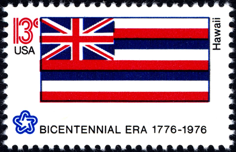 Hawaii Bicentennial 13c 1976 issue