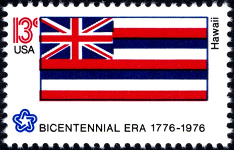 Hawaii Bicentennial 13c 1976 issue