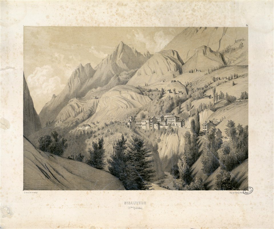 Hautes Pyrénées - St. Sauveur - Fonds Ancely - B315556101 A PARIS 2 008