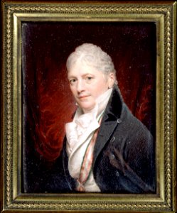 Hayter, Charles - Miniature portrait of Sir Peter Francis Bourgeois (after Beechey) - Google Art Project