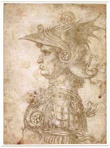 Head of a Warrior - Da Vinci 1