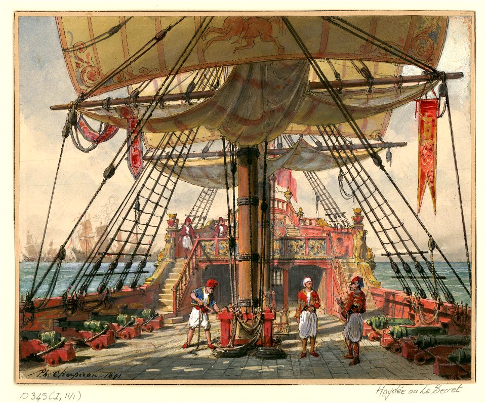 Haydée, ou Le secret Act II - Philippe Chaperon - Original