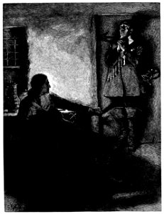 He began once more wrestling with the spirit in prayer, by Howard Pyle