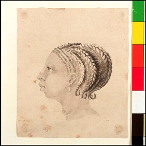 Head of a West African woman (Bray album) RMG PT2039