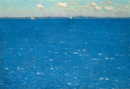 The West Wind Isle of Shoals by Childe Hassam 1904. Free illustration for personal and commercial use.
