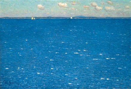 The West Wind Isle of Shoals by Childe Hassam 1904